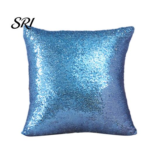 Elegant Pillow Cover Pillowcase Sequins Decorative Cushion Modern Farmhouse Soft Polyester Style for Sofa Bedroom Office Touch