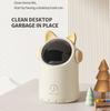 Настольный мусорный бак с интеллектуальным датчиком для домашнего офиса, детской ванной комнаты, мини-ведро небольшого размера, антизащемляющее световое мусорное ведро