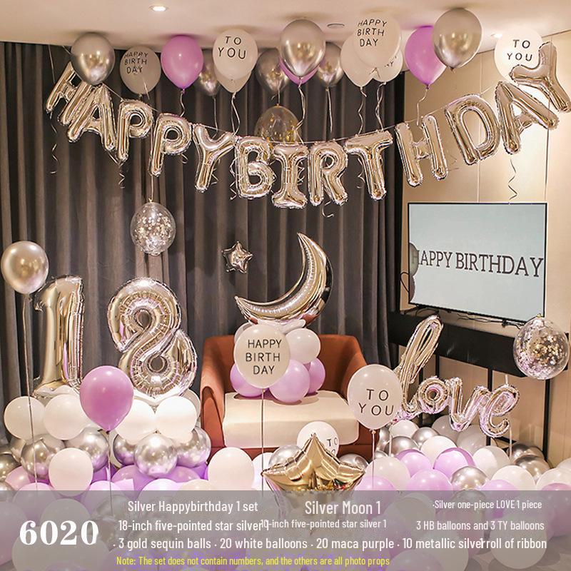 Набор воздушных шаров на день рождения для взрослых и детей - Мультяшное украшение