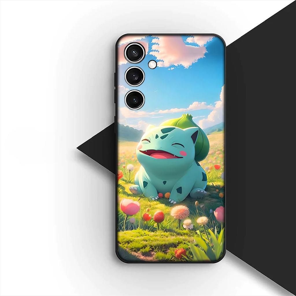 Cover for Samsung Galaxy S24 S25 S23 FE Ultra Plus S7 Edge S25+ S23+ A56 5G Casing Phone Case Lovely P-Pokemons P-Pikachus GO