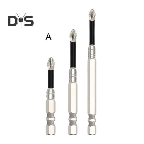 Набор магнитных сверл для отвертки, высокопрочные, устойчивые к ржавчине, высокоскоростные, с крутящим моментом, противоскользящие, прочные магнитные сверла