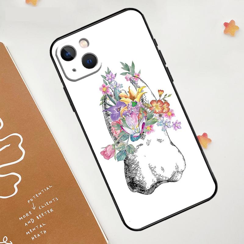 Милый Чехол-Футляр для Зубов Стоматолога для iPhone 17 Pro Max 17 Air 16 15 14 13 12 11 Pro Max Plus Mini 16e Funda