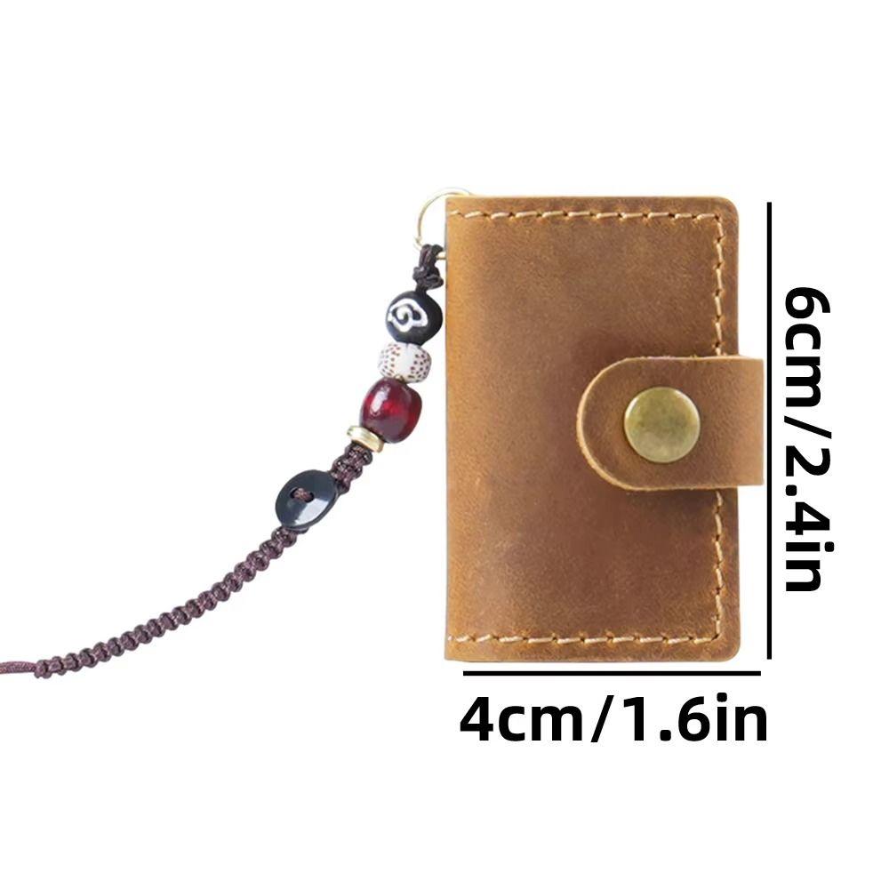 Мини-карманный блокнот в обложке из коровьей кожи, ретро-планировщик для путешествий, крошечный кожаный блокнот на Рождество