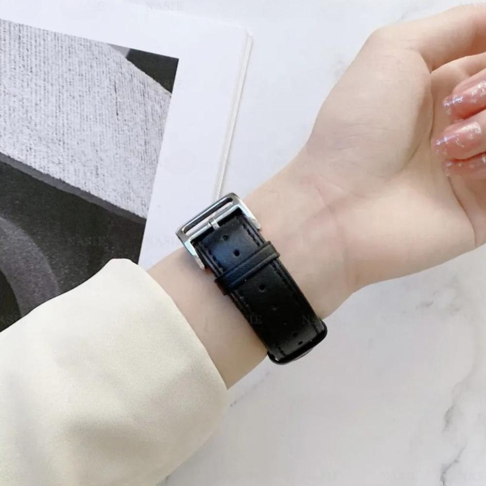 Кожаный ремешок для браслета для Fitbit Versa 4 3 2 1 Versa Lite Смарт-часы Ремешок для замены браслета для fitbit Sense/sense 2 Ремешок для часов