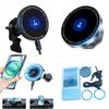 Powerful 15W 25W Magnetic Air Vent Car Mount Phone Holder Magnet Fast Charger for Rough Road Trips for Smartphones Use on Car