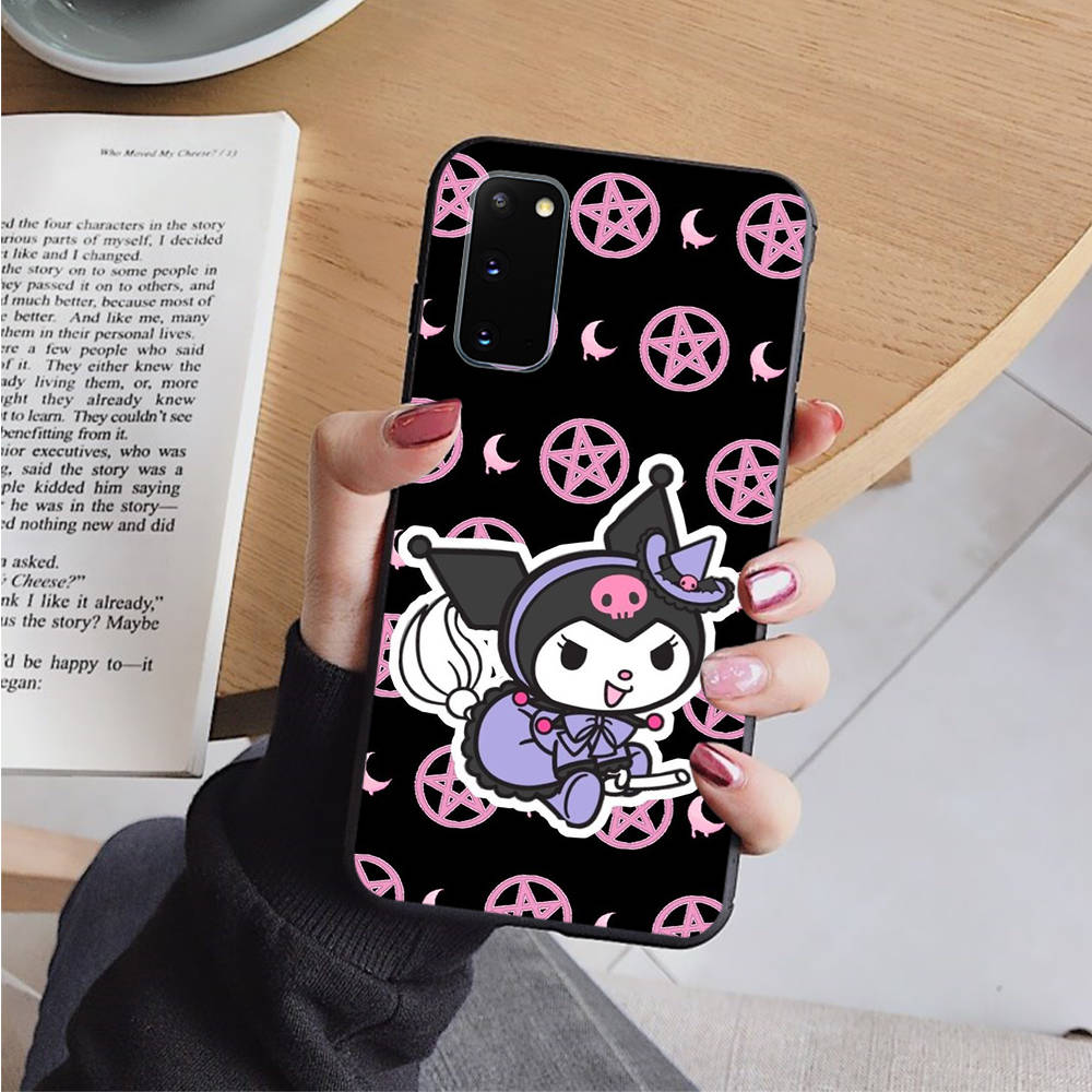 AH36 Kuromi черный чехол для Xiaomi Poco X6 M5 M6 F5 F6 F1 C65 C55 C50 C51 C40 Redmi Note 7 8 14C A3X 13C 12C 11 10A 9C Pro Sofe Cover
