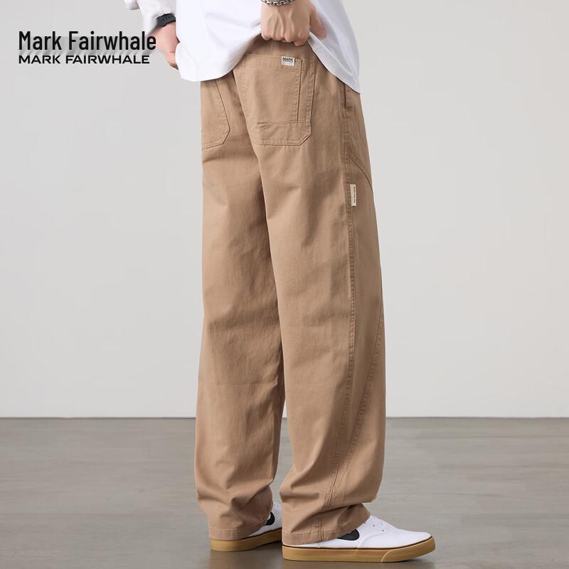 Мужские джинсы Mark Fairwhale свободного прямого кроя из хлопка для рабочей одежды