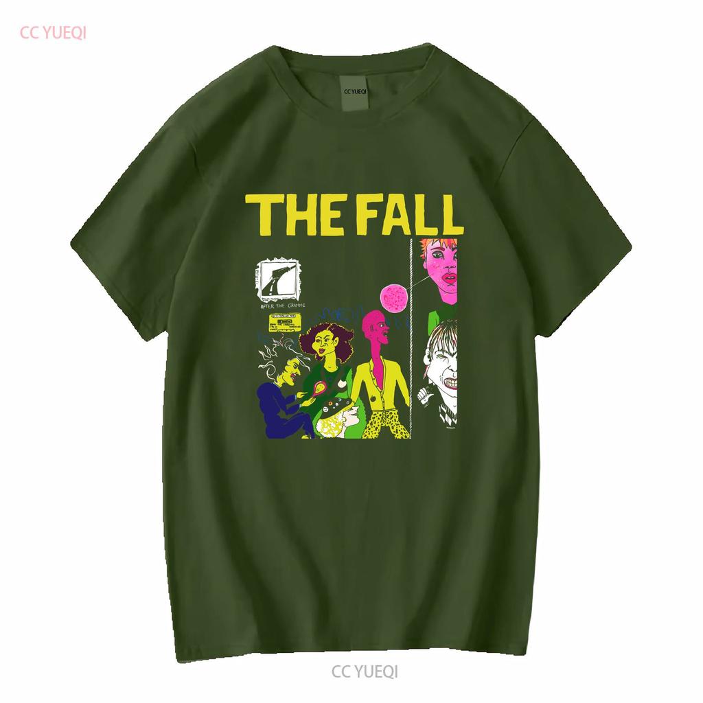 The Fall Band New Grotesque Mark E Smith T Shirt Classic Black Unisex S 5xl Mu938 Long Or Short Sleeves Vintage Washed Streetwear
