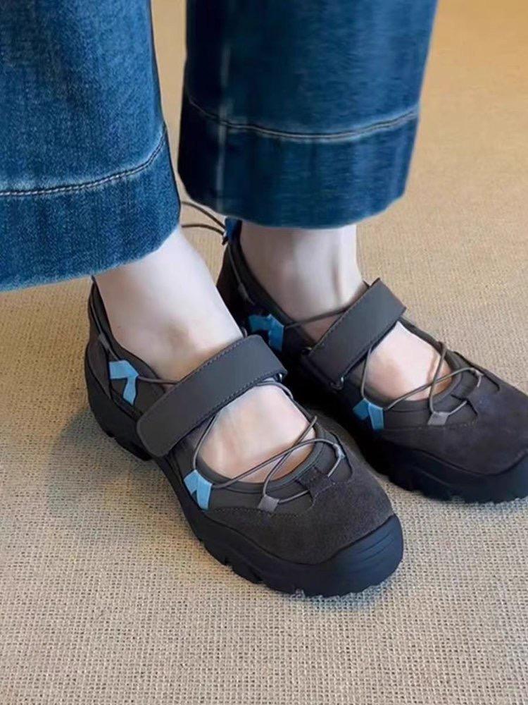 Модная Высококачественная Женская Обувь на Плоской Подошве с Круглым Носком, Повседневная Дышащая Обувь Слипоны на Плоской Подошве для Улицы, Женские Туфли Мэри Джейн 2025