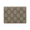 Gucci Коллекция ко Дню святого Валентина Монограммный логотип 3D-акцент в виде сердца Складной вдвое клатч Канвасовый держатель для карт Женский стиль Коричневый