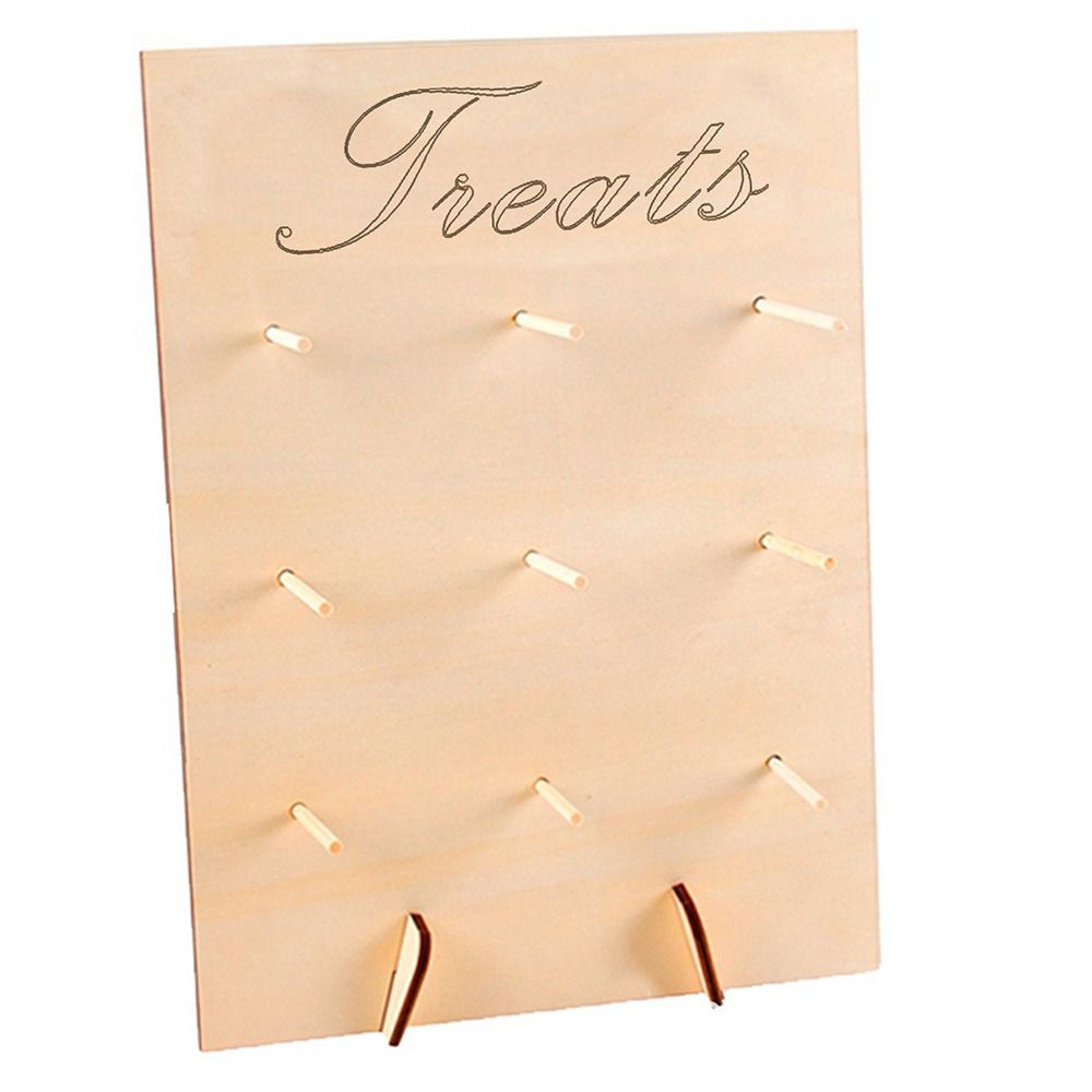 DIY Wooden Party Supplies Birthday Favour Doughnut Rack Storage Racks Donut Wall Stand Donut Holds