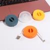 Круглый провод Кабель USB Зарядка Менеджмент Держатель кабеля Зажимы для кабеля Органайзер для намотки кабеля
