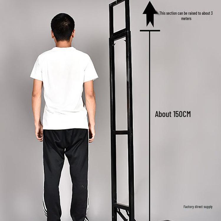 Wrought Iron Telescopic Pole Stand for Wedding & Stage Backdrops