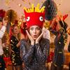 Забавная плюшевая шляпа в виде картошки фри, Новинка, головной убор-костюм из чипсов, Аксессуар для вечеринки на тему еды для Хэллоуина и косплея