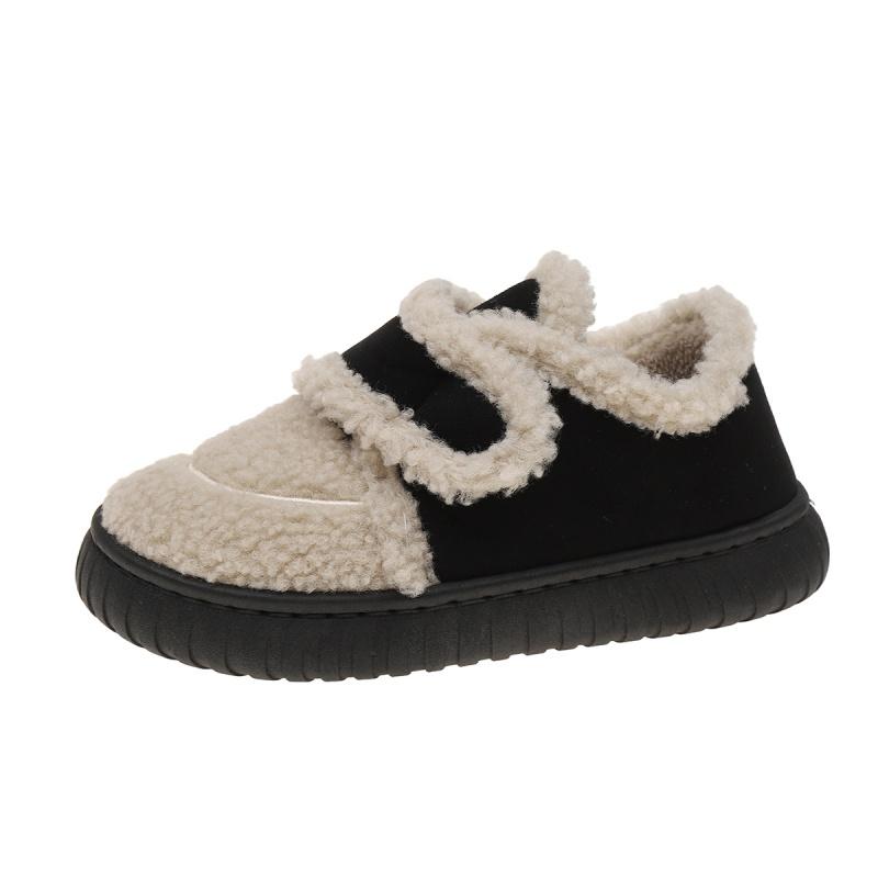 Женские ботильоны на платформе с мехом, кроссовки для бега, зимние трендовые мюли 2025 года, повседневные короткие плюшевые теплые зимние ботинки женские