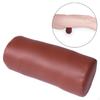 Cylinder Pillow Provides Support Adjustable Inserts Cushion Pad for Neck Knee with Comfort Brown
