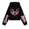 Kids' Casual Fashion Christmas Printed Long Sleeve Hooded Sweatshirt (No Drawstring)
