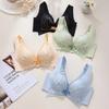 Adjustable lace front button underwear women's small breasts gather to prevent sagging, close secondary breasts, no steel ring