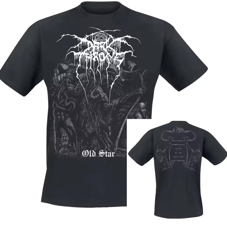 2026 Darkthrone Band T-Shirt Cotton Graphic Tee Men Women Summer Streetwear