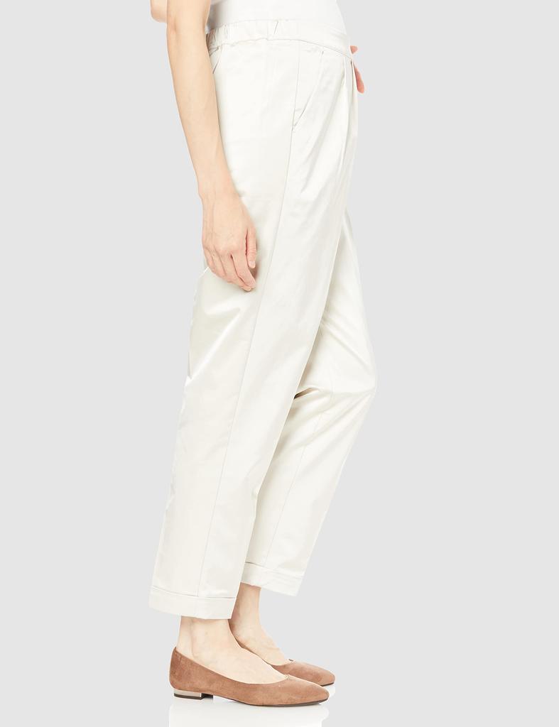 Повседневные Тусклые Атласные Нарядные Шампанское Бежевый SM [Женщины Плюс] Брюки, Рубашки-Брюки, Женские,