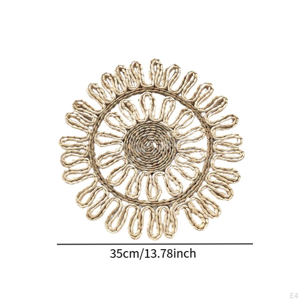 Bohemian Placemat Place Mat Decorative Decor Dishes Rustic Party Countertop Hotel Desk Versatile