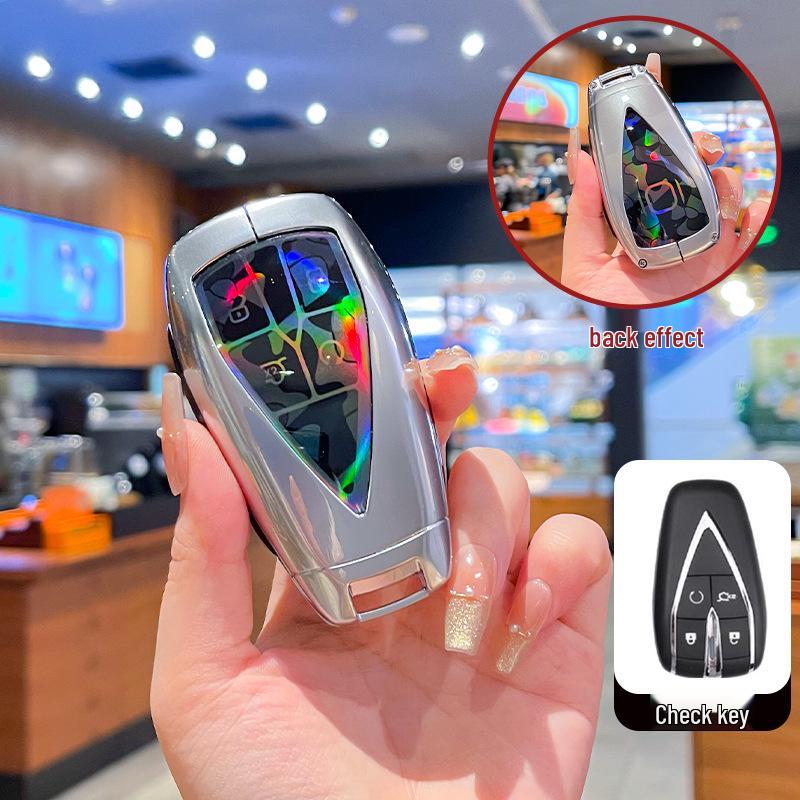 Высококачественная металлическая крышка для ключа Changan Qiyuan A07 2025, A06 New Energy и A05/A07 с пряжкой