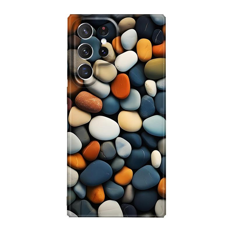 Трехмерный цветной камень подходит для Samsung s24ULTRA пленка чехол для мобильного телефона s23 легкий и тонкий мелкое отверстие s22 противоударная крышка