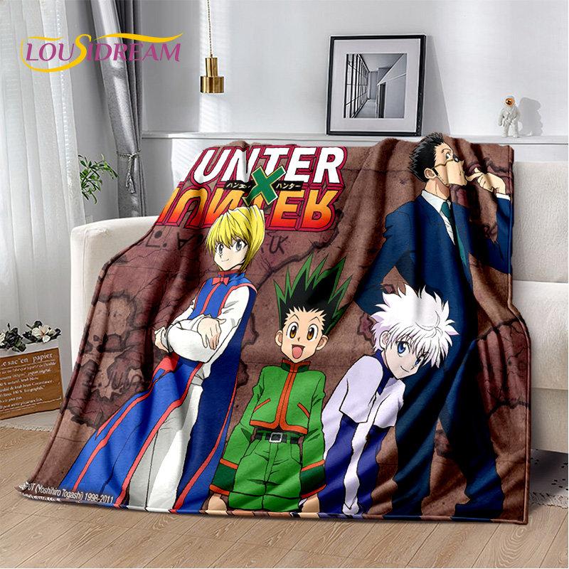 HxH аниме Hunter×Hunter Мягкое плюшевое одеяло с героями мультфильмов, фланелевое одеяло, одеяло для гостиной, спальни, кровати, дивана, чехол для пикника