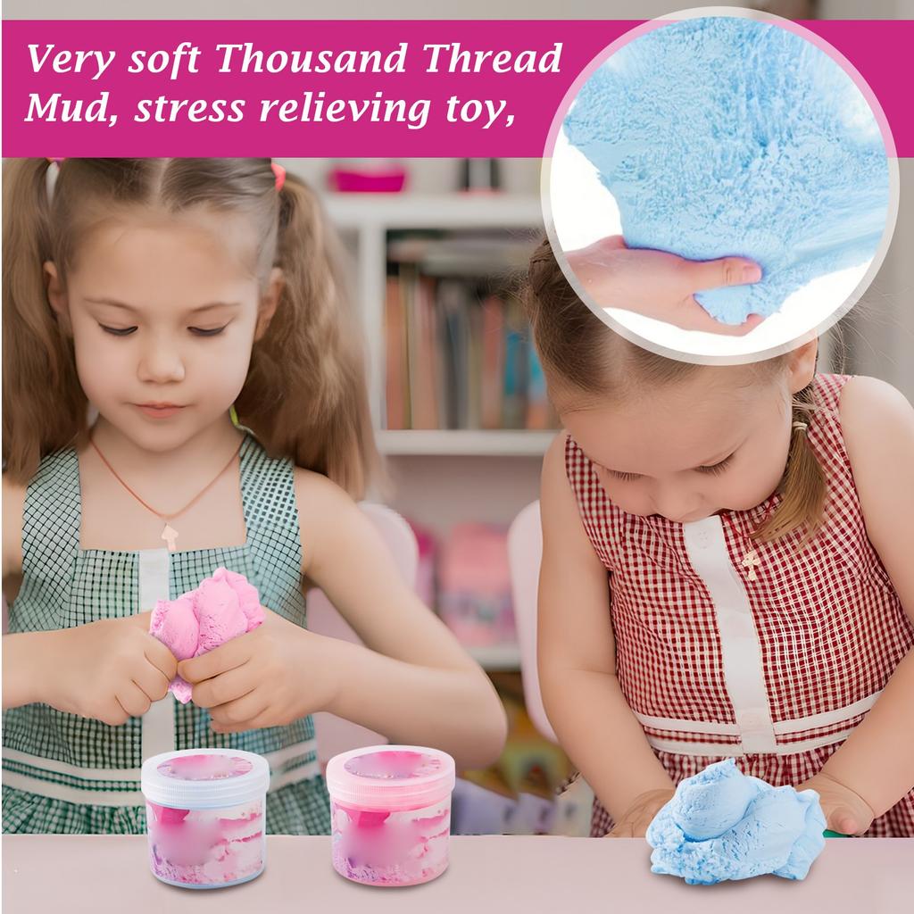 Oily Silk Mud. Cotton Glue Drawing Mud. Silk Mud. Decompression Toys