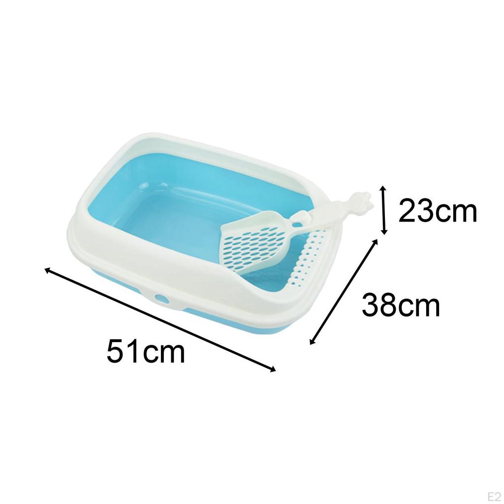 Открытый лоток для кошек Kitty Tray Горшок Туалет Подкладка для кролика