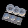 4Pcs Resin 3D Hollow Round Ball Pendant Resin Molds Hollow Quicksand Sphere Mold