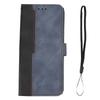 2 In 1 Wallet Case Precise Cutouts Built In Stand Magnetic Flip Cover with Lanyard for Galaxy S22