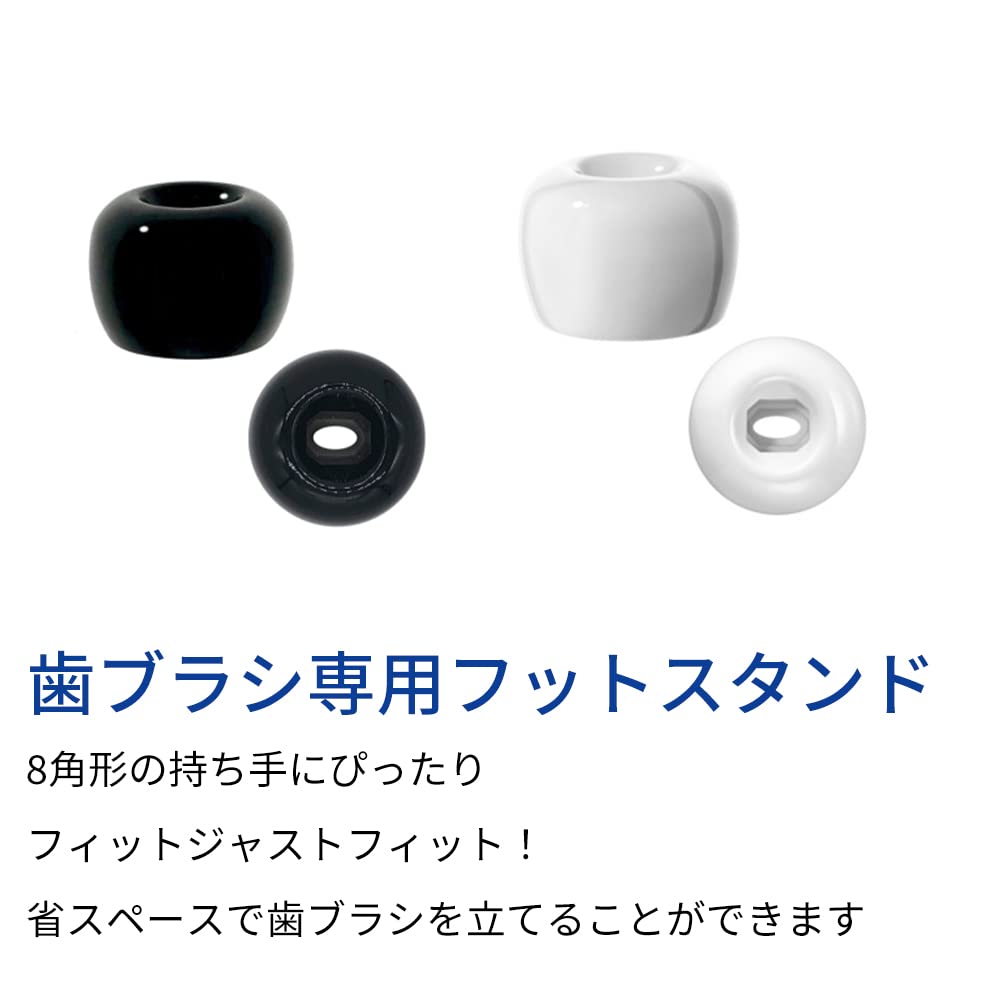 Зубная щетка Curaprox Черный/Белый (Черный х Черный) Набор из 2 шт. + Подставка для зубных щеток (Черный х Белый)