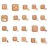 Формы для печенья Легко использовать Штампы для печенья Тема Дня матери Пластиковый материал