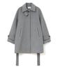 MILLO WOMEN Wool Raglan Half Coat [Grey]