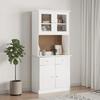 VidaXL Dessus de commode ALTA blanc 77x30x92 cm bois massif de pin 353946