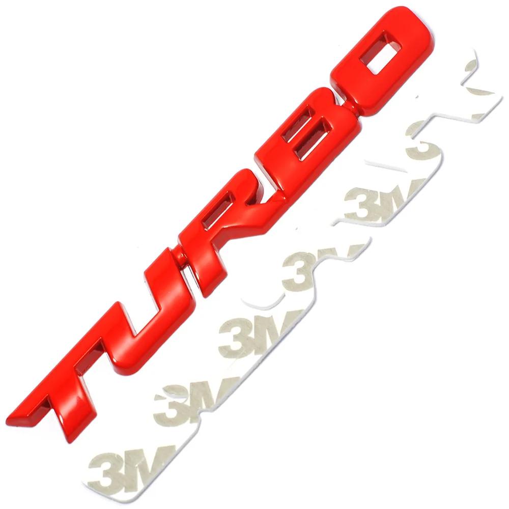 Авто 3D Стайлинг TURBO Стикер Сплав Металл Буква Мотоцикл Эмблема Значок Наклейка Кузов Авто Задняя Дверь Наклейка Автоаксессуары