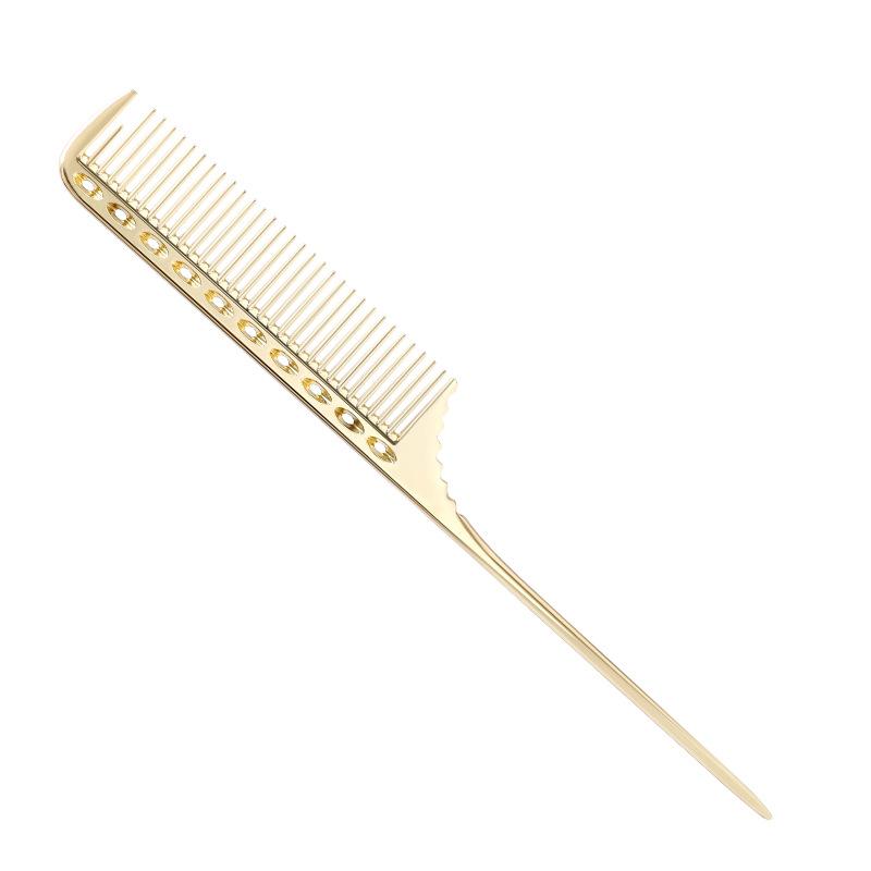 Space Aluminuml Hair Comb Pro Hairdressing Combs Hair Cutting Dying Hair Brush Barber Tools Salon Accessaries