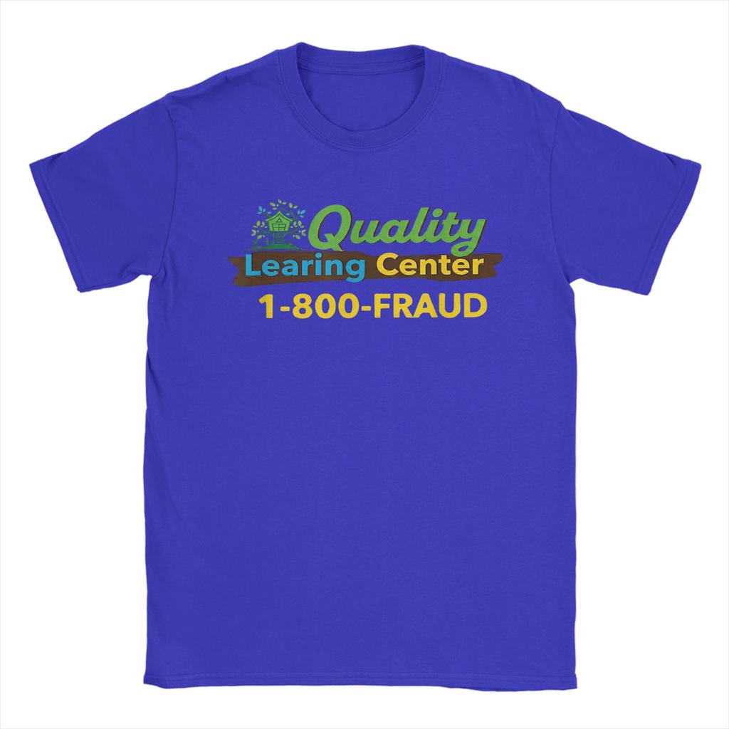 Novelty Quality Learing Center Fraud Nick Shirley TShirt Men Round Neck Cotton T Shirts Short Sleeve Tees Summer Clothing