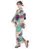 Yukata Two Change Set Heiko Junior Girls [KYOETSU] Set, Yukata, Parts, Girls, Unbleached, Weave, 2-piece (Yukata, Obi), (2.Shadow Chrysanthemum,