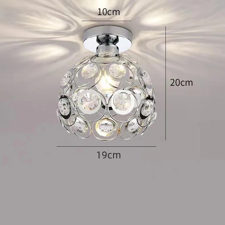 Dia 20cm Iron Art Ceiling Lamp Scattered Light Romantic Atmosphere European Style Indoor Lighting E27 AC 220V Art Decoration