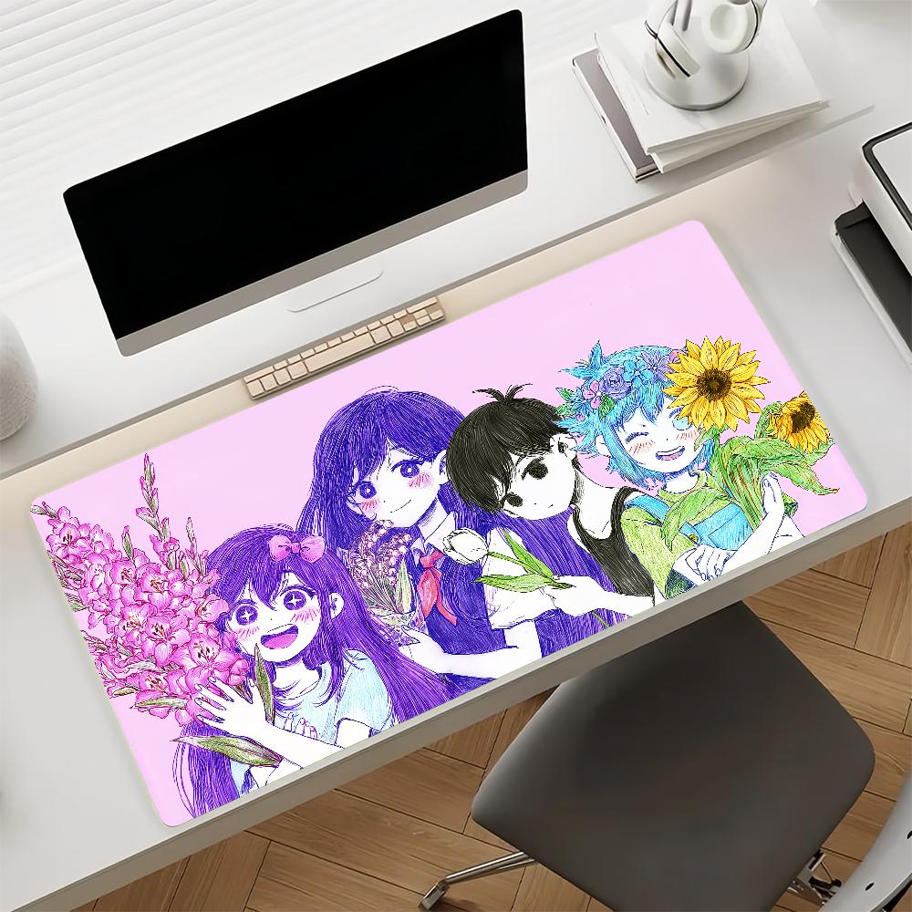 Game OMORI Mouse Pad Nonslip Rubber Gamer Balance Computer Mat Decoracion Deskmat Laptop Office Large