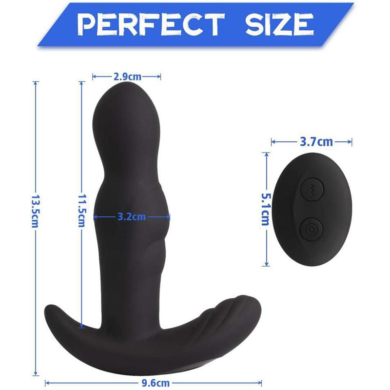 Вращающийся на 360° анальный вибратор, массажер простаты, анальная пробка, анальные секс-игрушки для мужчин, женщин и пар