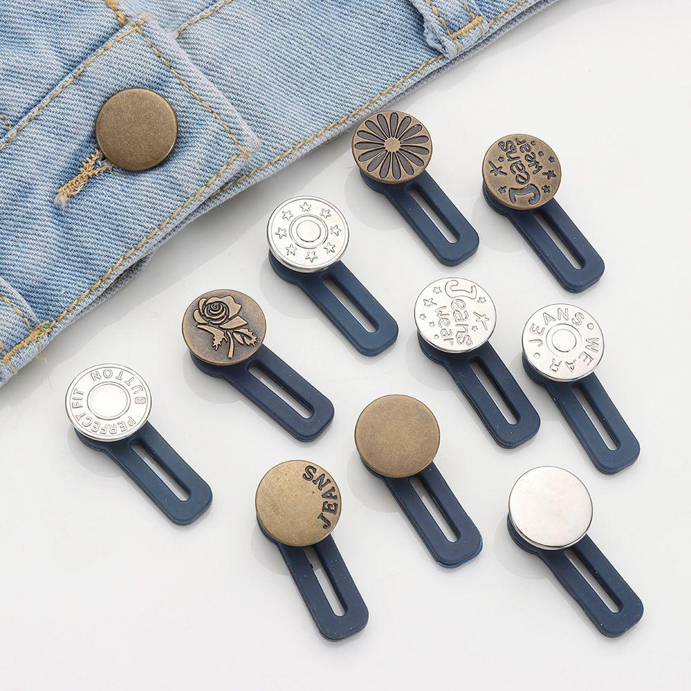 Крючки Брюки для беременных Швейные принадлежности Пояс Расширитель брюк Джинсы Убирающаяся пуговица