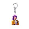 Witch Hunters Keychain Rich Character Modeling Lightweight Portable Key Chain Vibrant Color Anime Girl