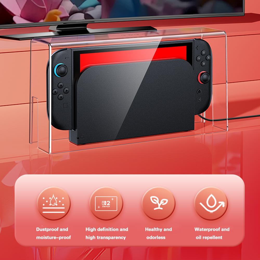 Display Box Host  Dust Cover  Drop-proof  Base Protective Shell  For Nintendo Switch 2  Luminous Base Acrylic Host Shell