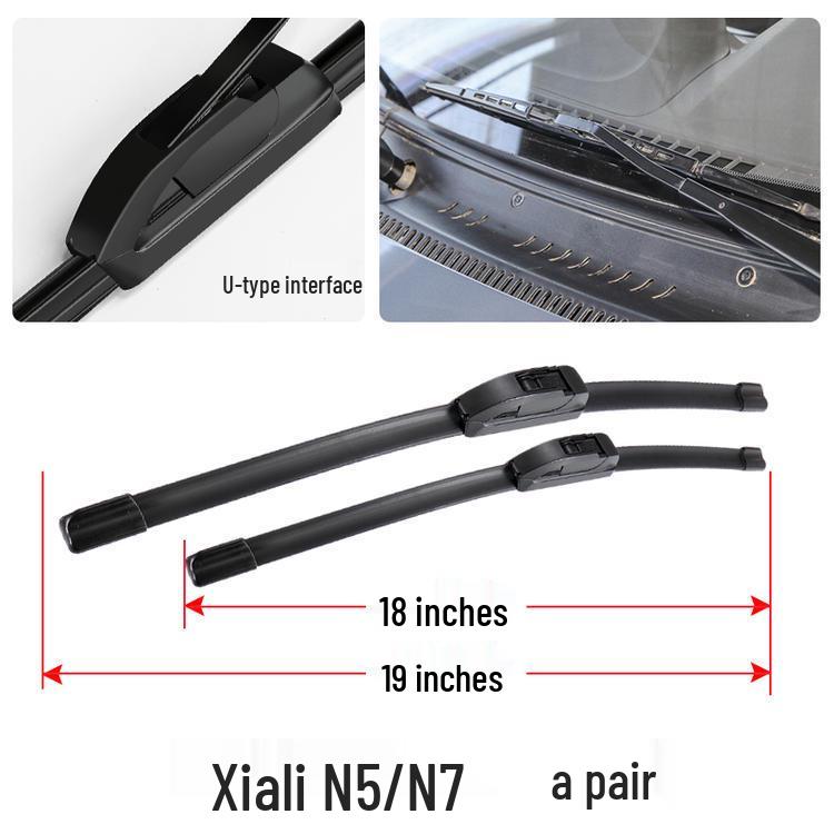 Xiali A+N3-N5-N7 Boneless Wiper Blade & Rubber Strip Accessories