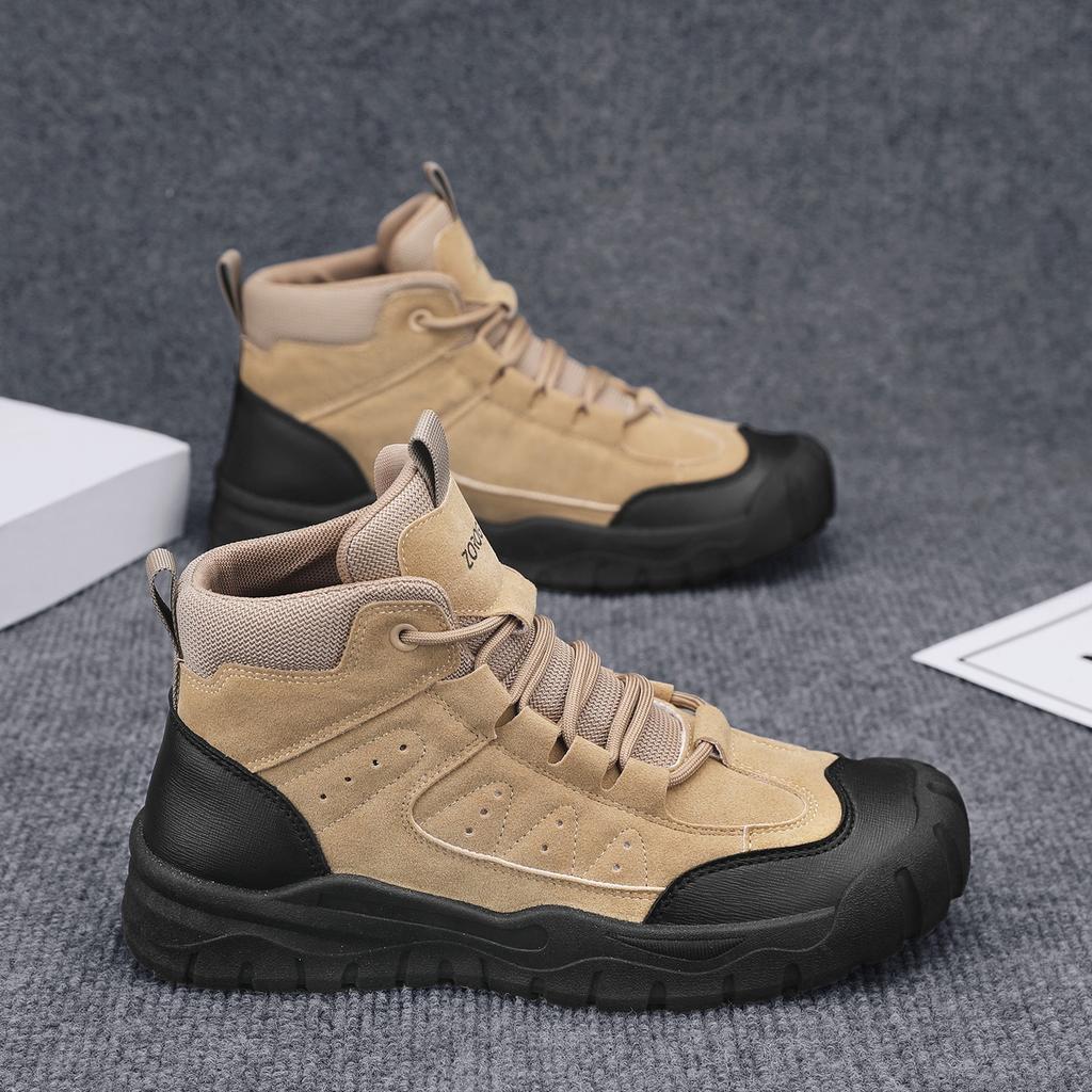 TUINANLE Мужские походные ботинки для активного отдыха, кемпинга, альпинизма, треккинговые кроссовки для мужчин, повседневные ботинки с высоким берцем