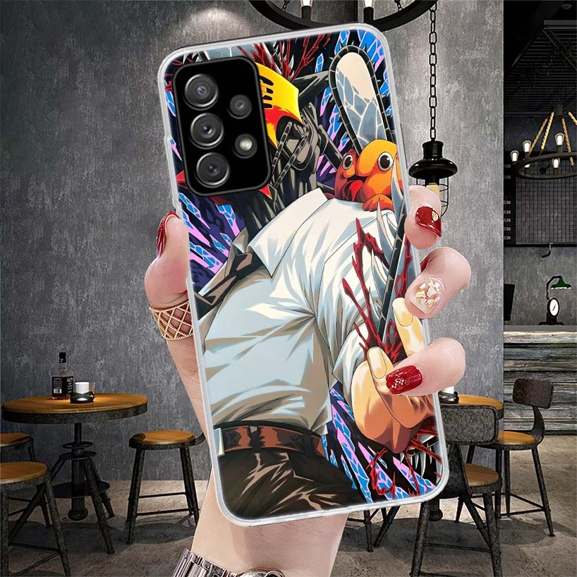 C-Человек-бензопила Дэнджи Мягкий чехол для телефона для Samsung Galaxy S22 S23 S24 S25 Edge S26 Ultra S20 FE S21 Plus + Fundas Coque Galaxy S2
