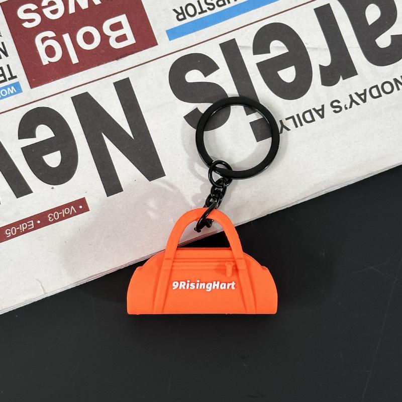 New Soft Pilates Keychain Yoga Core Bed Keychain Silicone Gym Key Chain Motivational Girl Gym Accessories Fitness Gifts